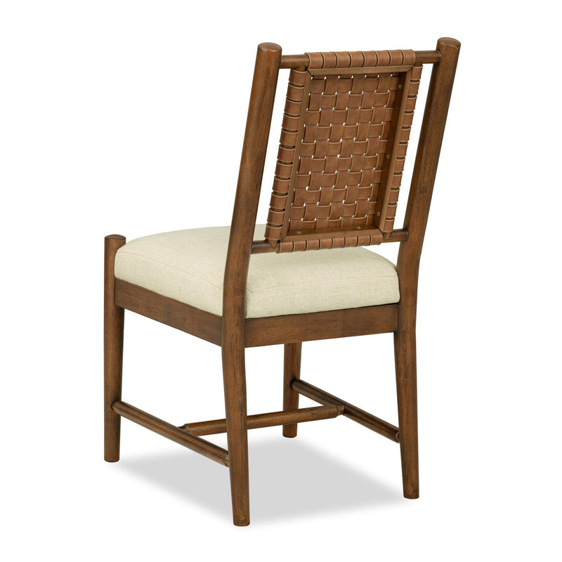 Lake House - Woven Back Side Chair (Set of 2) - Pinecone