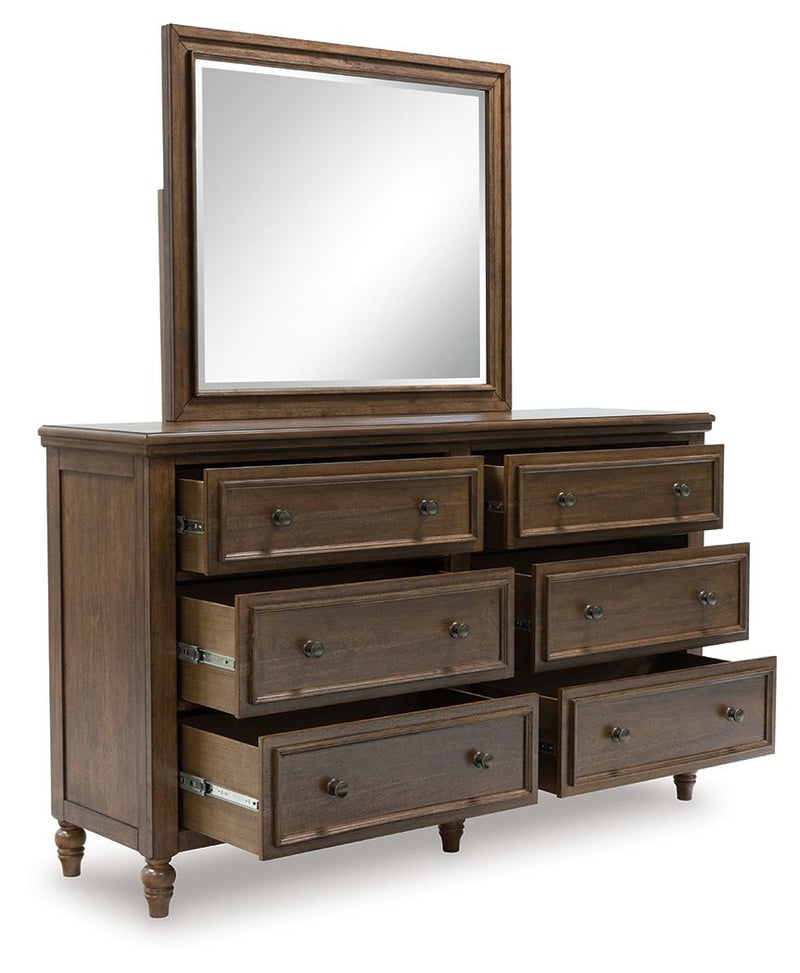 Sturlayne - Dresser And Mirror - Brown