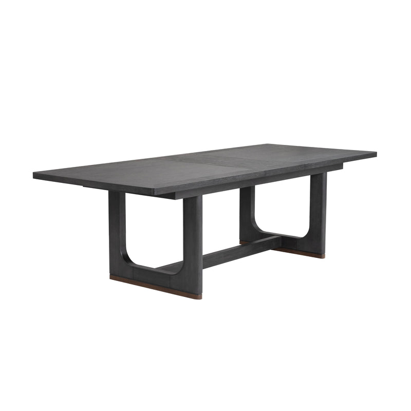 Waterfall - Rectangular Dining Table - Deep Ebony