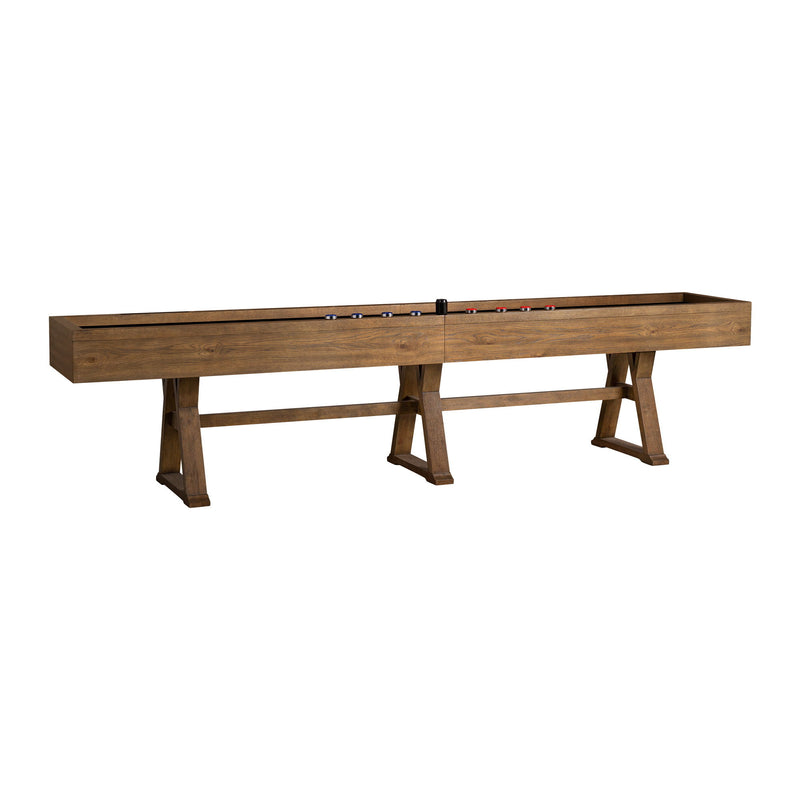 12' Shuffleboard Table - Natural / Whiskey