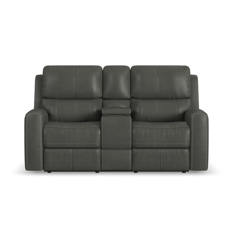 Linden - Power Reclining Loveseat With Console & Power Headrests & Lumbar