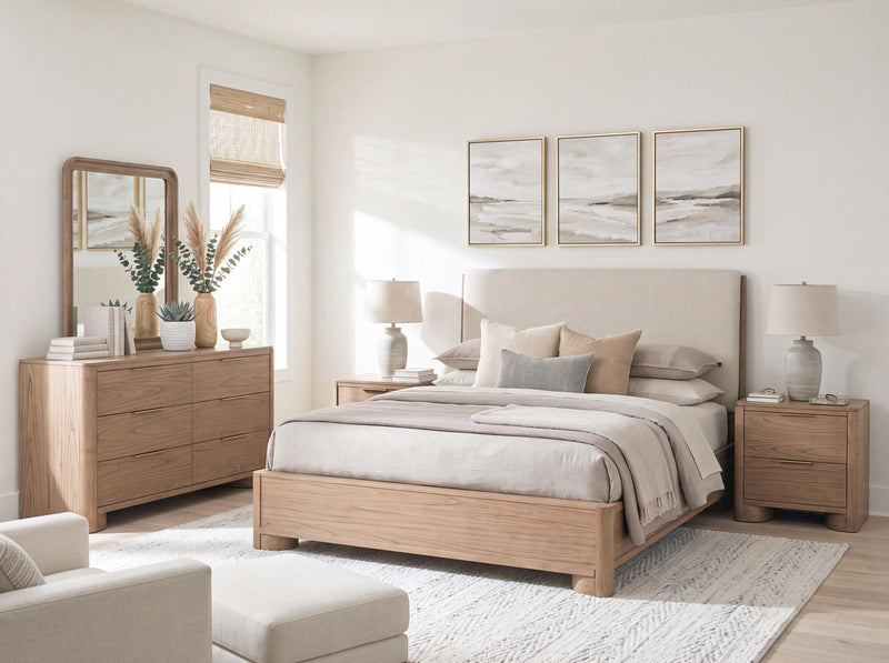 Alden - Dresser (6 Drawers, Jewelry Tray In Top Rsf Drawer, Felt Lined Top Drawers, Cedar Lined Bottom Drawers) - Stonewashed