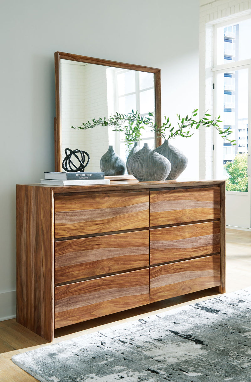 Dressonni - Dresser And Mirror - Brown