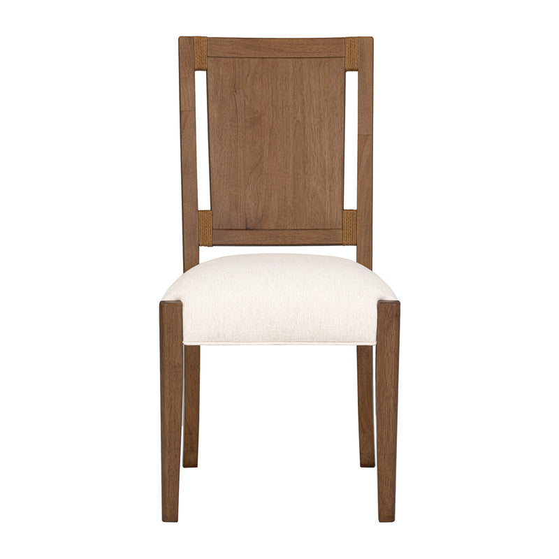 Lincoln - Upholstered Dining Chair - Warm Walnut / Milk
