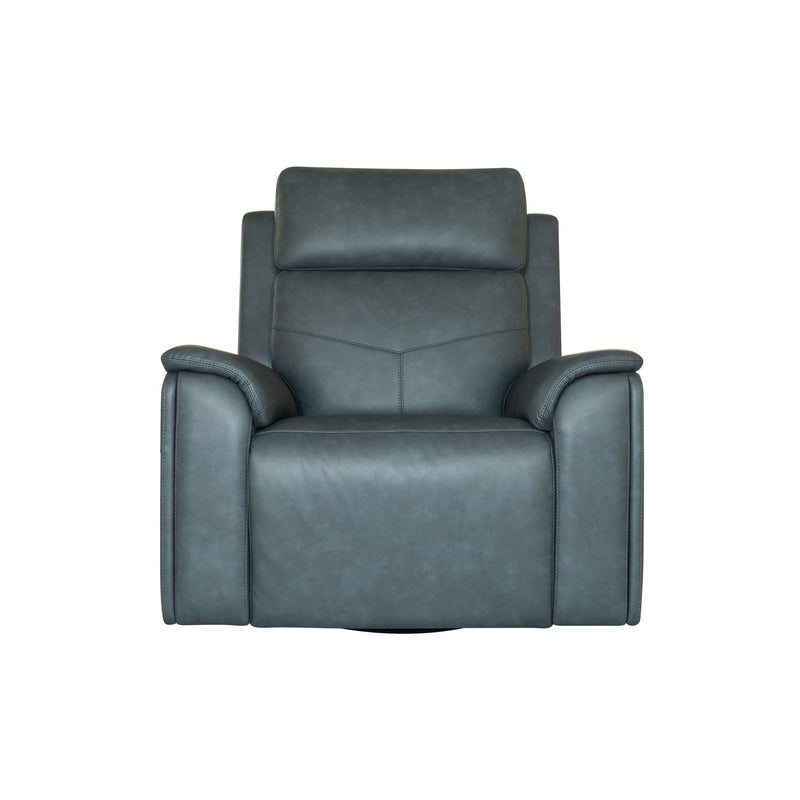 Vernon - Power Swivel Gliding Recliner With Power Headrest, Lumbar, Heat & Massage