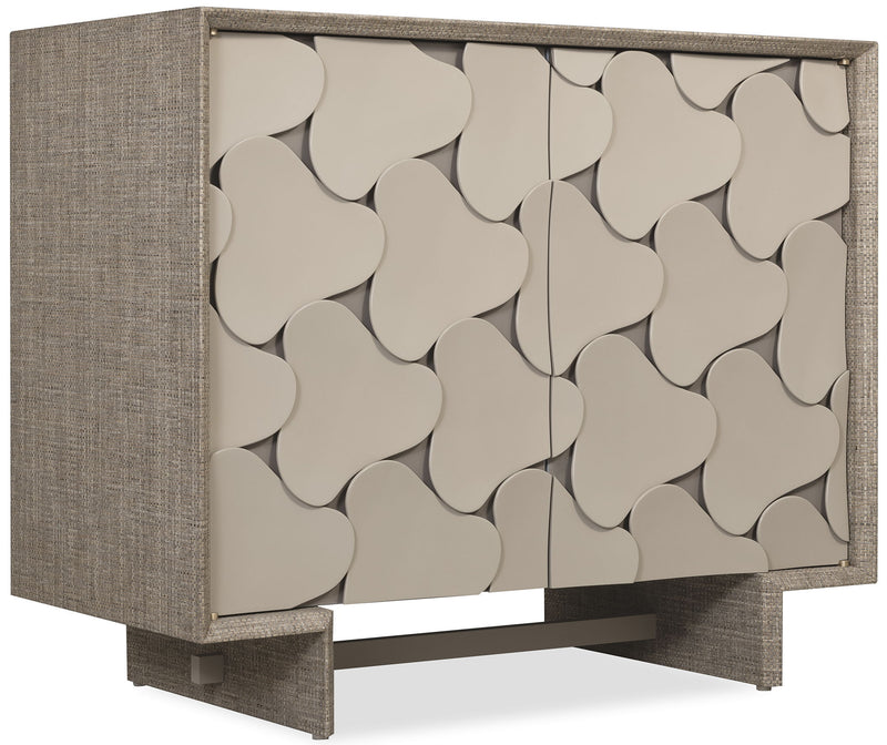 Melange - Pinwheel Hall Chest - Gray