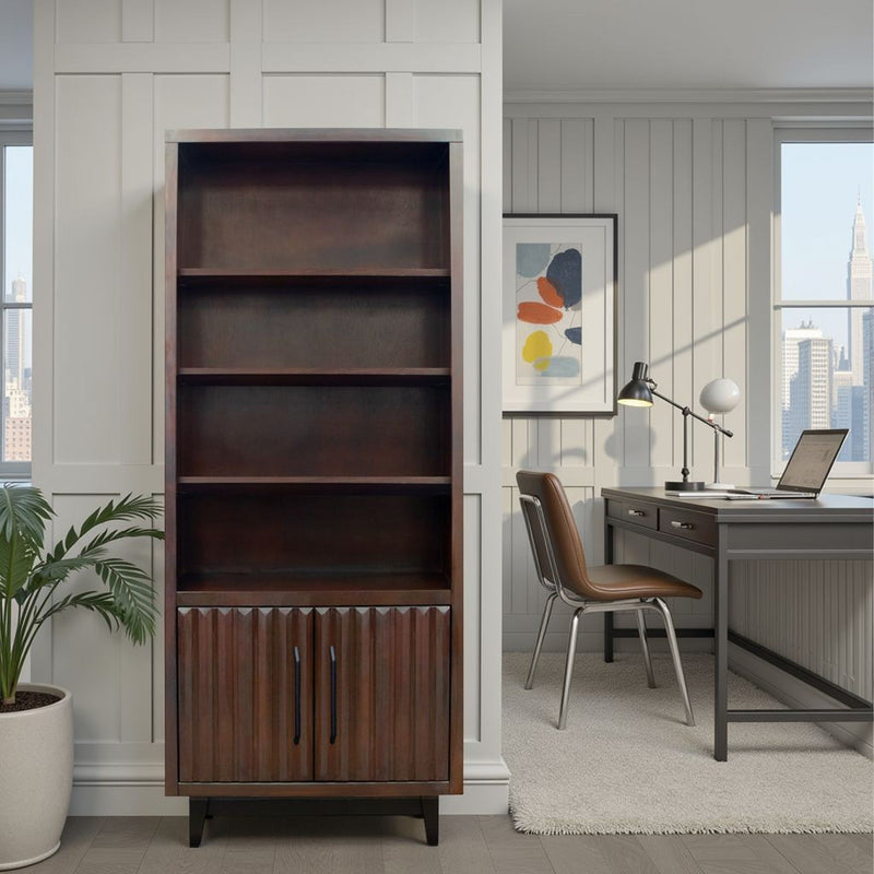Radiance - Bookcase Pier With 5 Storage Areas