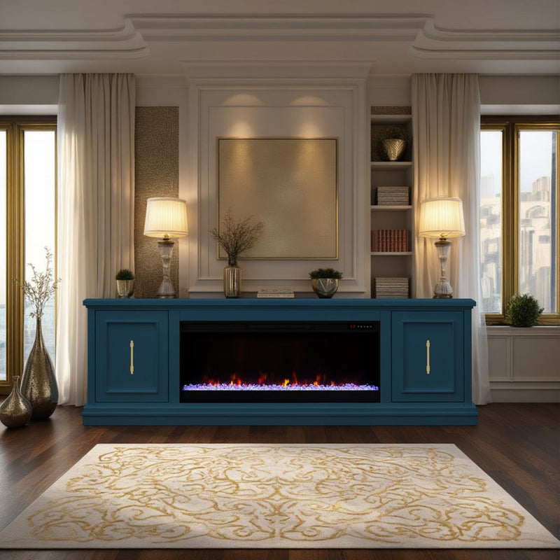 Jordan - Fireplace TV Stand
