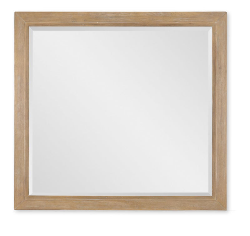Horizons - Beveled Mirror - Weathered Oak