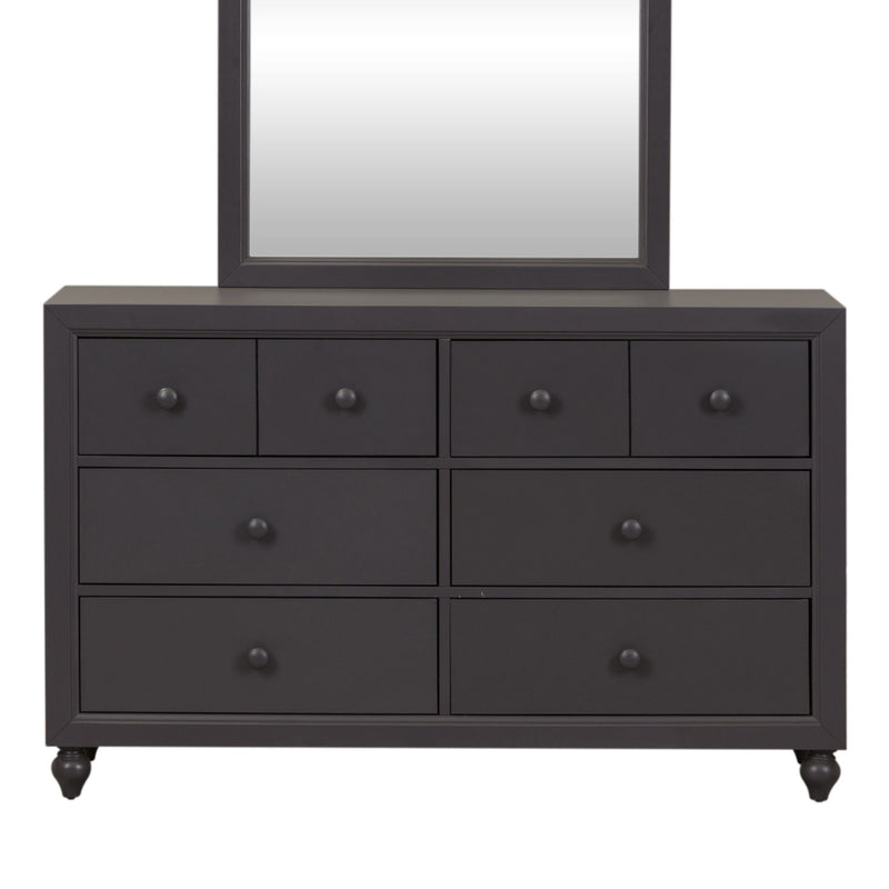 Cottage View - 6 Drawer Dresser - Dark Gray