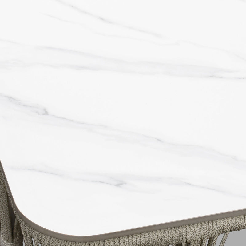 Alexa - Outdoor Seating Table With Stone Top