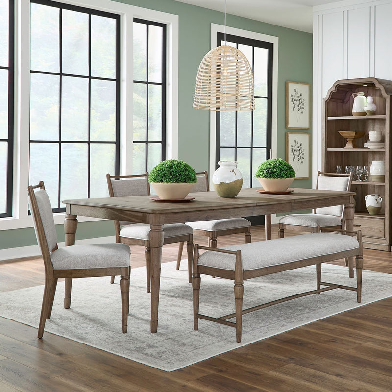 Hickory Grove - Rectangular Table Set With Upholstered Chairs