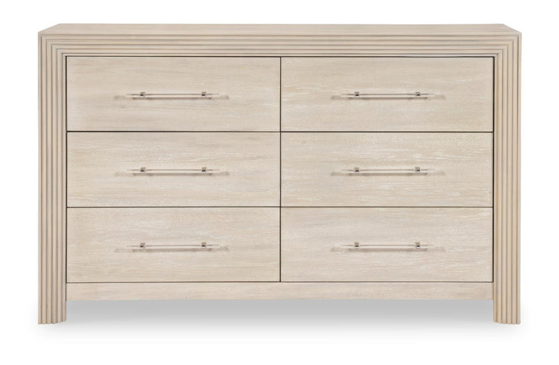 Horizons - 6 Drawers Dresser - Soft Taupe