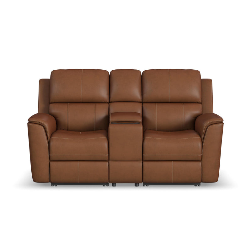 Henry - Power Reclining Loveseat With Console & Power Headrests & Lumbar