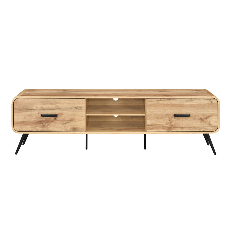 Rowan - 71" Low Profile TV Console - Natural