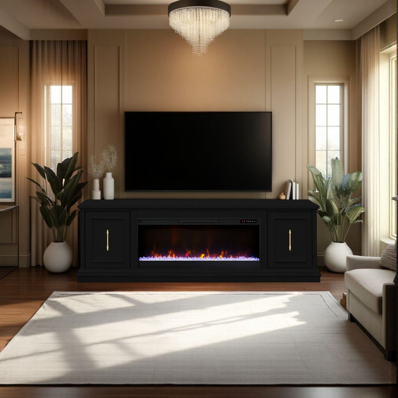 Jordan - Fireplace TV Stand