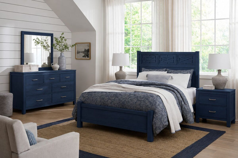 Tide & Timber - Fretwork Panel Bed