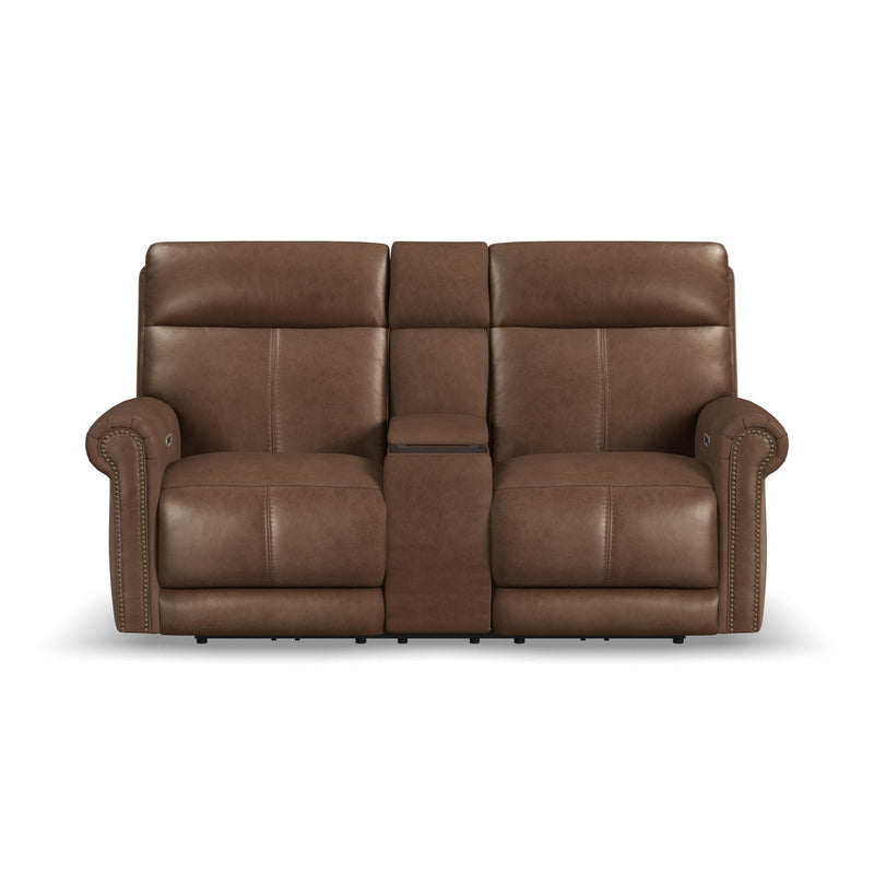 Alexander - Power Reclining Loveseat With Console, Power Headrest & Lumbar