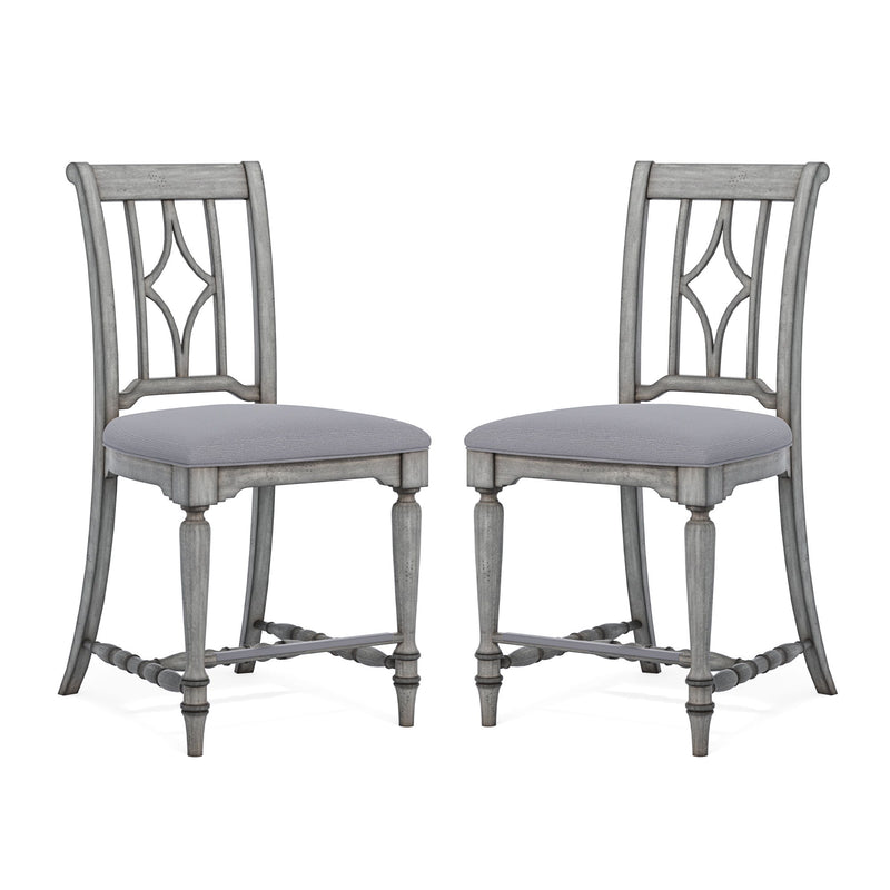 Plymouth - Counter Chair (Set of 2) - Gray