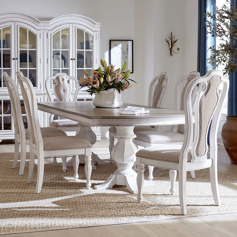 Magnolia Manor - Double Pedestal Table Set