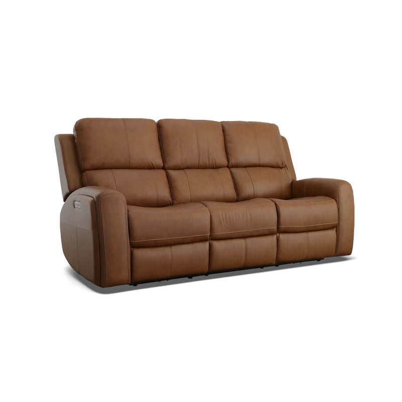 Linden - Power Reclining Sofa With Power Headrests & Lumbar