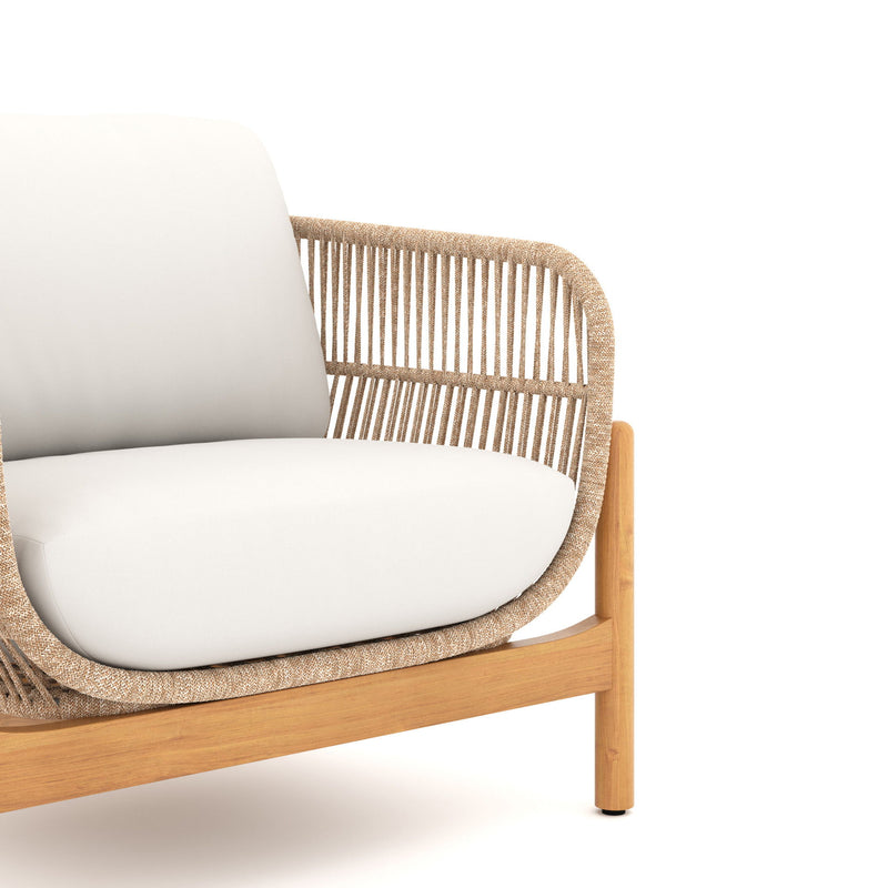 Solstice - Rope Club Chair (Set of 2) - Linen Beige