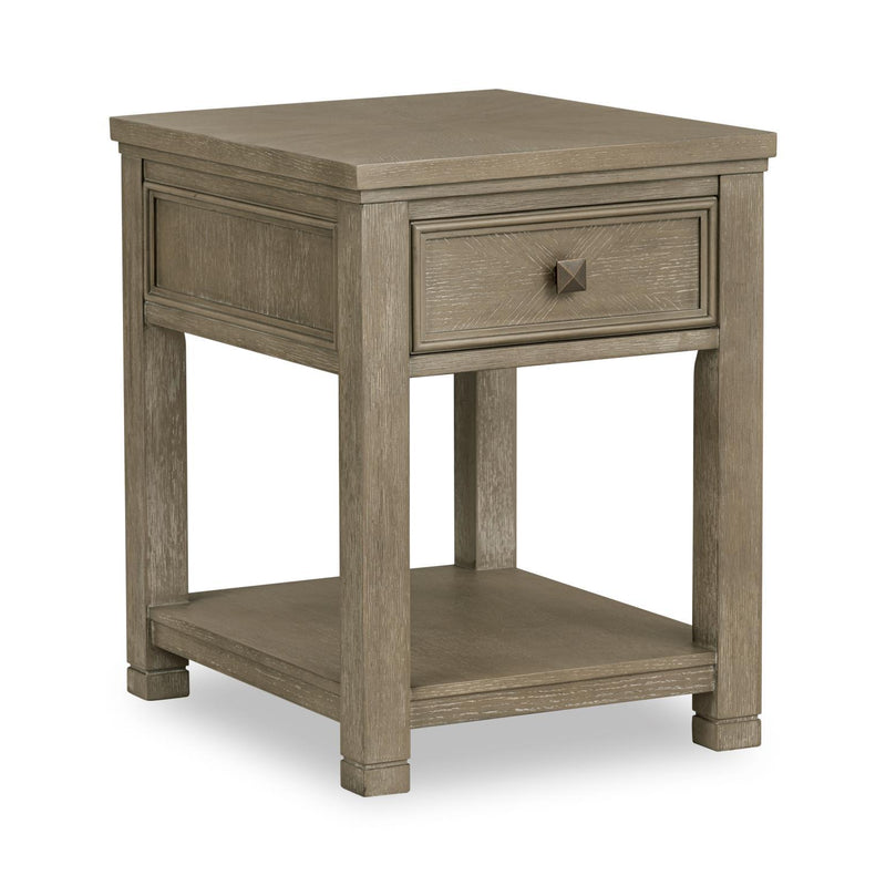 Lena - Chairside Table - Mink
