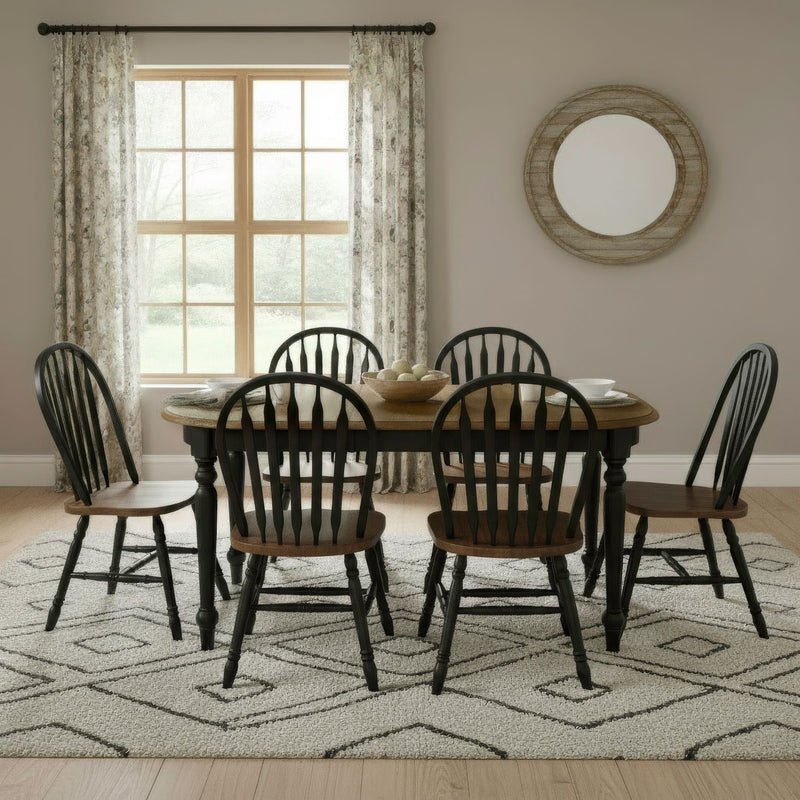Carolina Crossing - Dining Room Leg Table Set