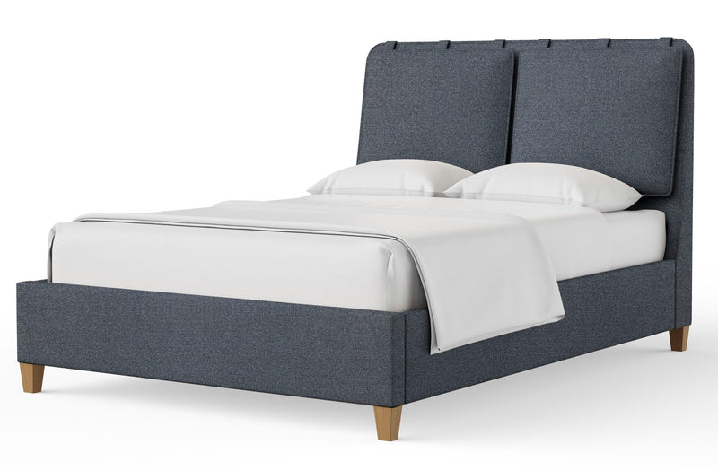 Nordhaven - Upholstered Bed - Nordic Walnut Legs