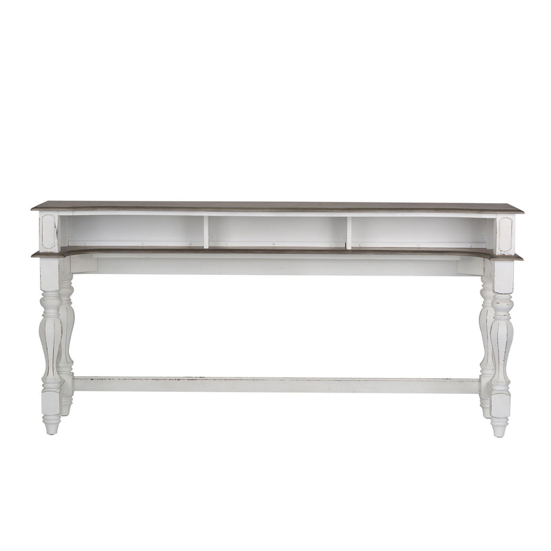 Magnolia Manor - Console Bar Table - Antique White
