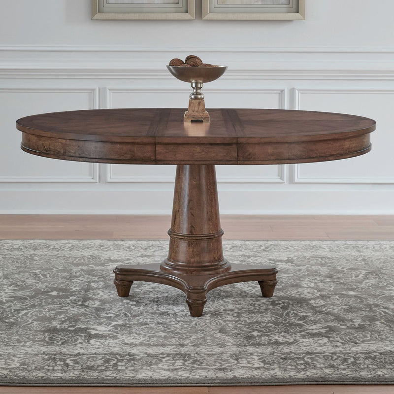 Harrison Heights - Pedestal Table - Sienna