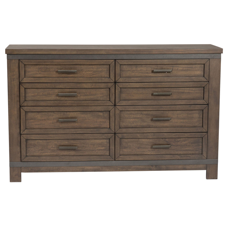 Thornwood Hills - 8 Drawer Dresser - Rock Beaten Brown