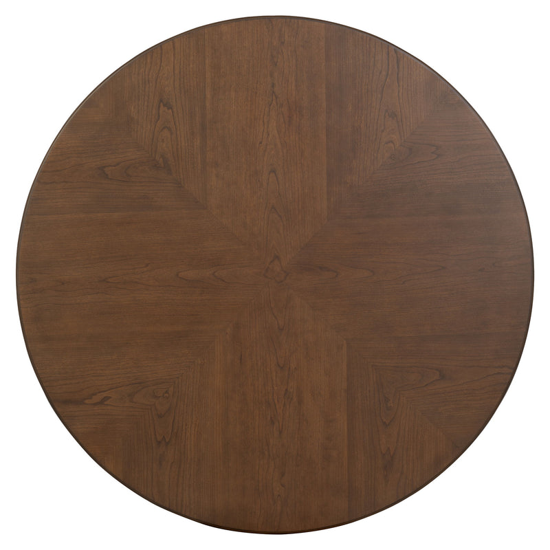 Bellevue - Round Coffee Table With Casters - Whiskey Brown