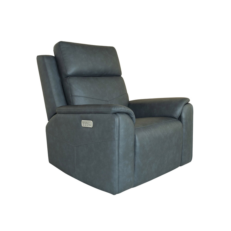 Vernon - Power Swivel Gliding Recliner With Power Headrest, Lumbar, Heat & Massage