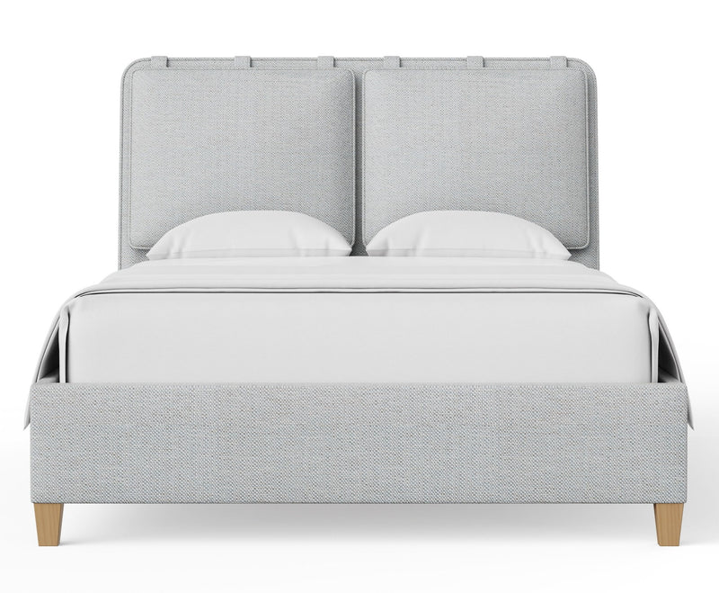 Nordhaven - Upholstered Bed - Clear Maple Legs