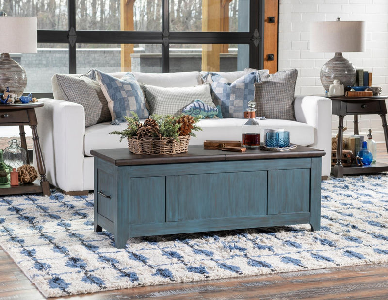 Lake House - Sliding Top Cocktail Table
